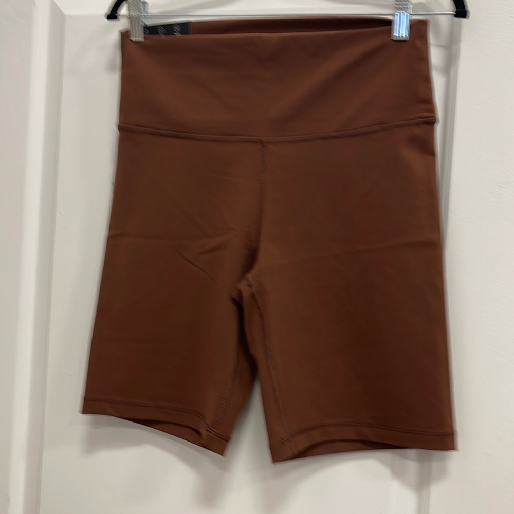 TnaLIFE Atmosphere, high rise, 9 inch biker shorts, never been worn